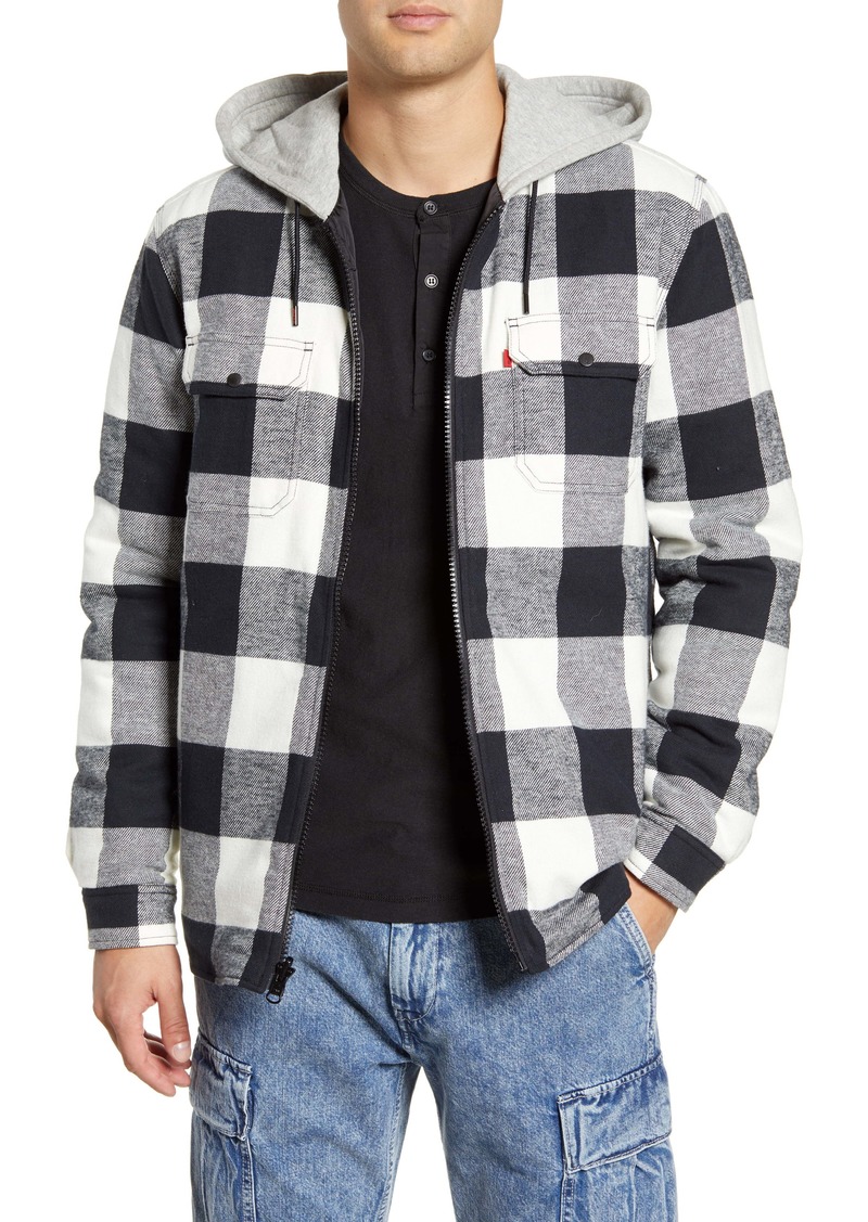 levi's men's hooded jacket