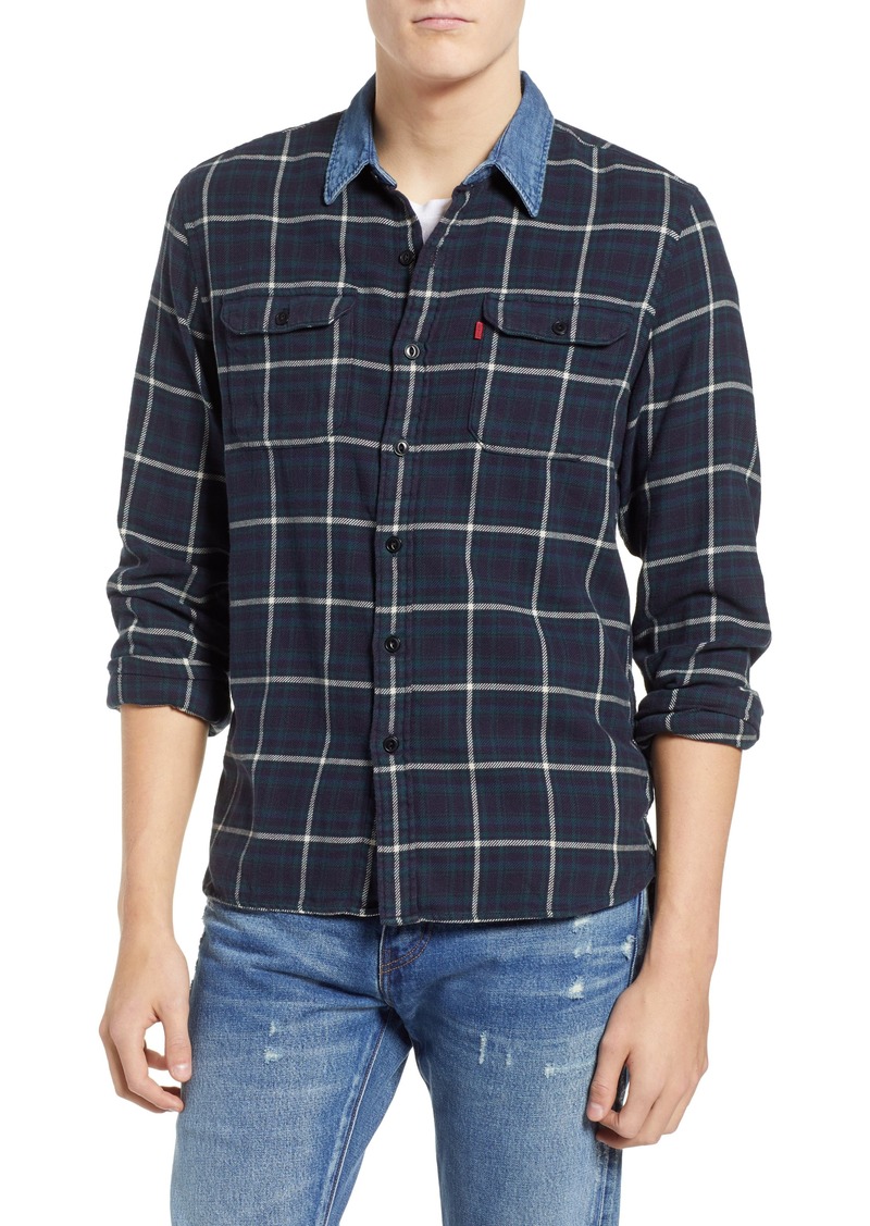 Levi's Levi's® x Justin Timberlake Slim Fit Flannel Worker Shirt | Tops
