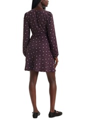 Levi'sÂ Women's Delray Printed Long-Sleeve Dress - Lise Flora