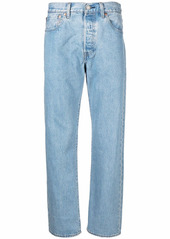 Levi's light-wash straight-leg jeans