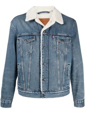 Levi's lining-trim denim coat