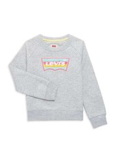 Levi's Little Girl's Heathered Logo Sweater