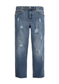 Levi's Little Girl's High-Rise Ankle Straight Jeans