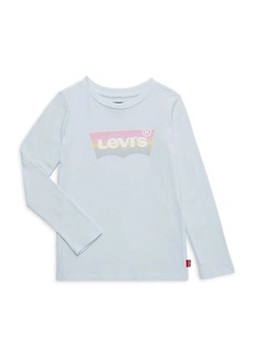 Levi's Little Girl's Pastel Batwing Logo T-Shirt
