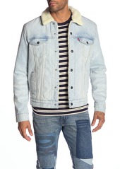 type 3 faux shearling trucker jacket