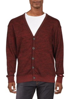 Levi's Mens Button Down Marled Cardigan Sweater