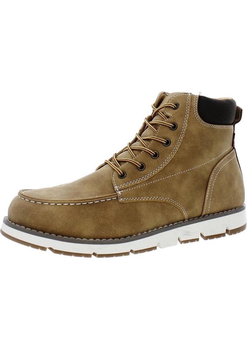 Levi's Mens Faux Leather Lifestyle Ankle Boots