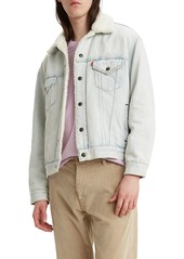 Levi's Men's Levis Vintage Fit Fleece Denim Trucker Jacket