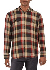 Levi's Mens Long Sleeve Plaid Button-Down Shirt