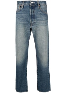 Levi's mid-rise straight-leg jeans
