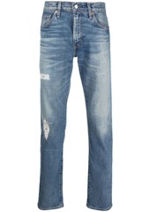 Levi's mid-rise straight-leg jeans