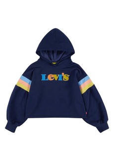 Levi's Navy Logo Print Hoodie