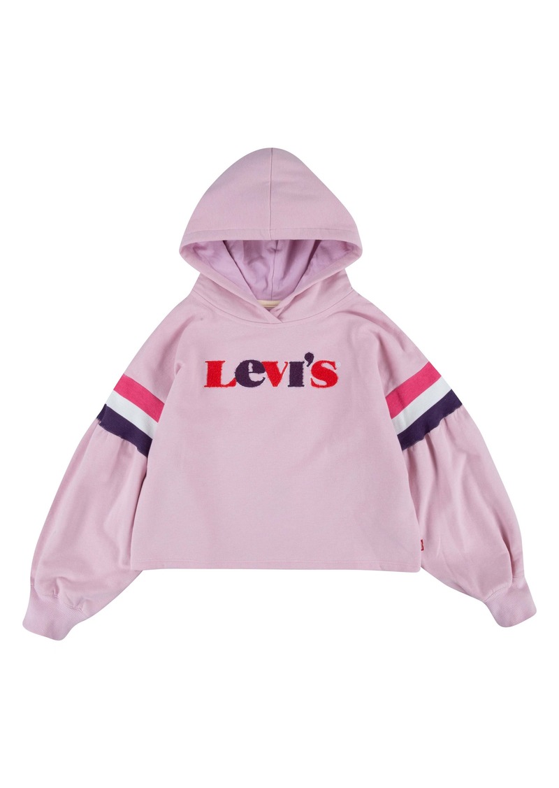 Levi's Pink Logo Kids Hoodie