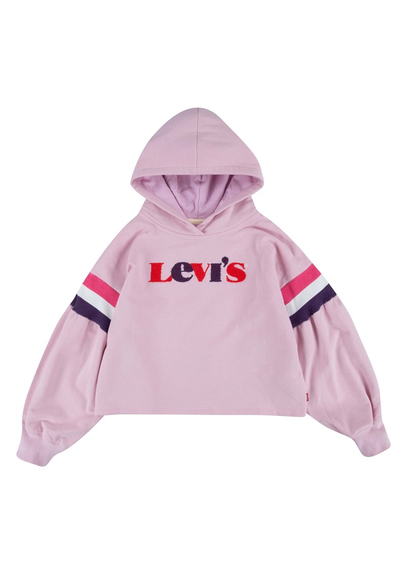 Levi's Pink Logo Print Hoodie