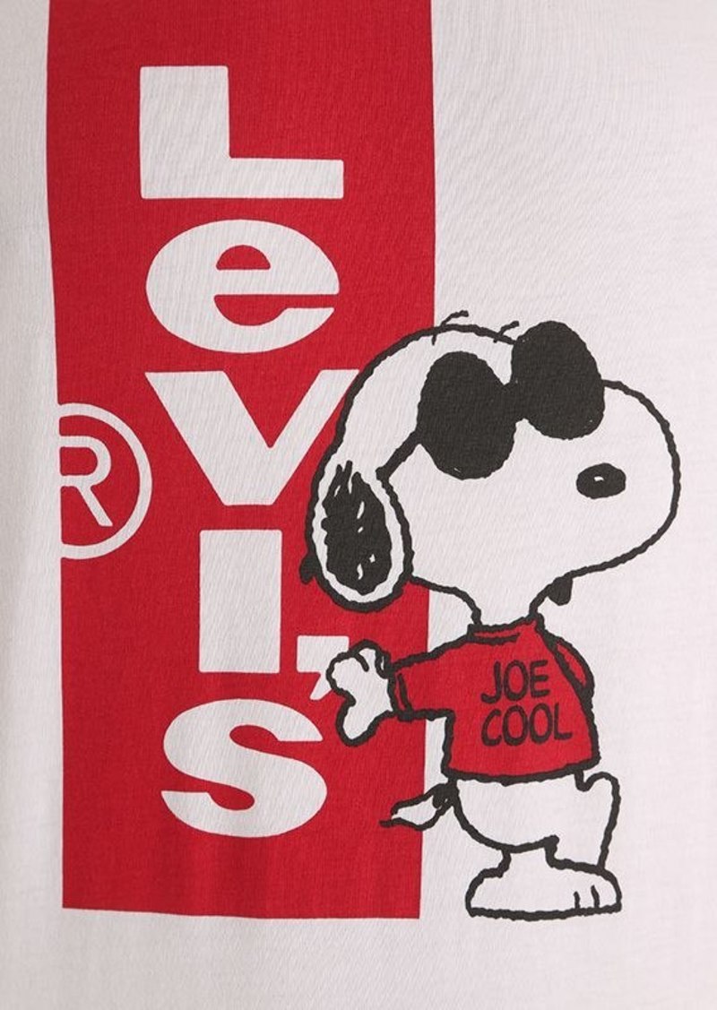 Levi's Snoopy Logo Print Cotton Jersey T-shirt | T Shirts