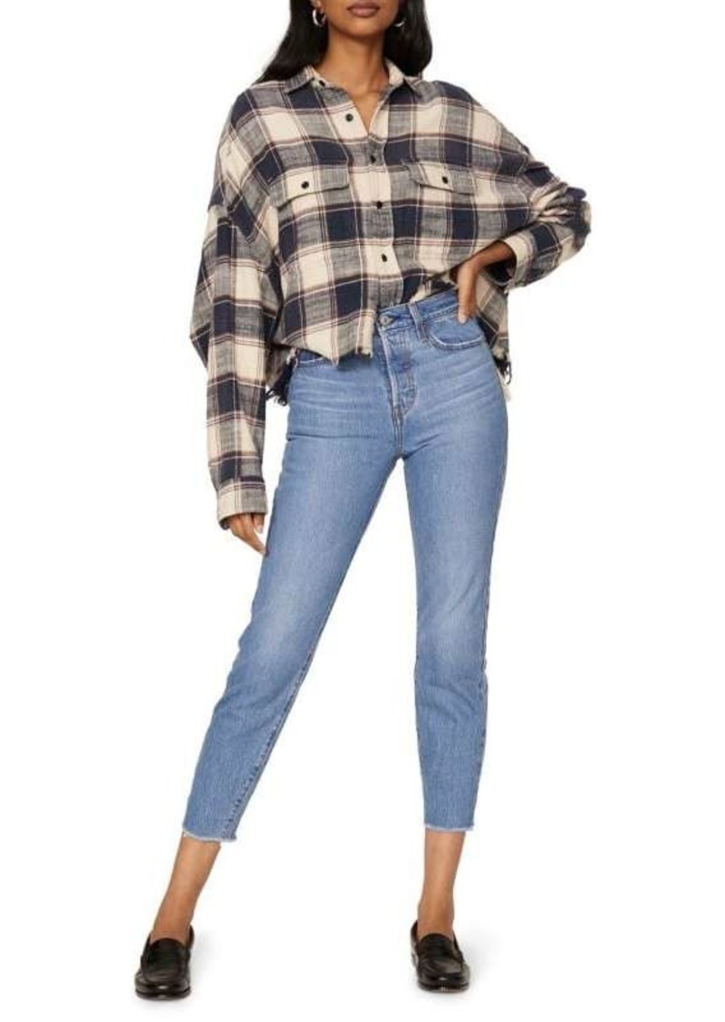 Levi's Wedgie Icon High Rise Skinny Cropped Jeans