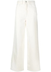 Levi's white high-rise jeans
