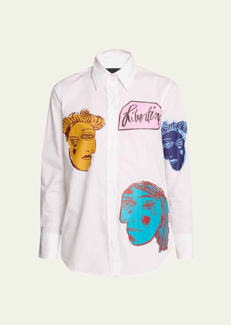 Libertine Arles Faces New Classic Button-Front Shirt