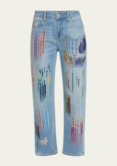 Libertine FWB Boyfriend Jeans with Crystal Detail