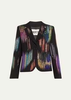 Libertine FWB Short Blazer Jacket with Crystal Detail