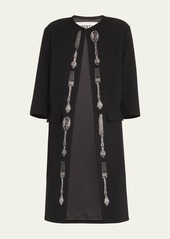 Libertine Michelin Star Duster Coat with Crystal Details
