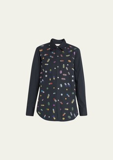 Libertine Mothers Little Helpers Embellished Button-Front Shirt
