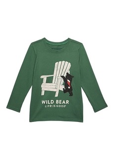 Life is good Holiday Adirondack Bear Long Sleeve Crusher™ Tee (Toddler)