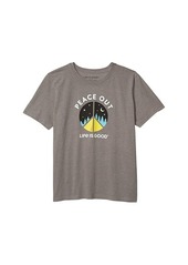 Life is good Peace Out Camp Cool Tee (Little Kids/Big Kids)