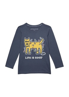 Life is good Rocket Holiday Lights Long Sleeve Crusher™ Tee (Toddler)