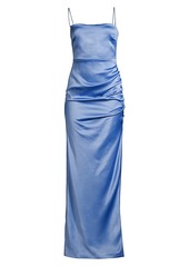 LIKELY Celida Ruched Satin Gown