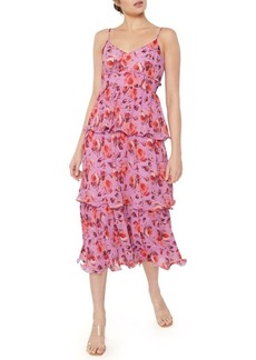 LIKELY Adrianna Floral Ruffle Tiered Dress
