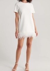 LIKELY Marulla Feather Trim Dress