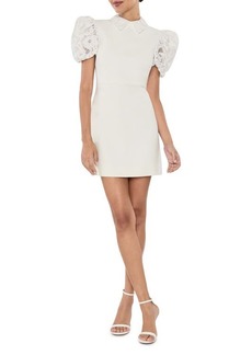 LIKELY Williams Lace Puff Sleeve Minidress