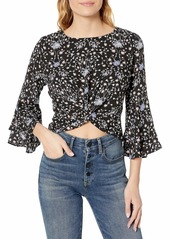 LIKELY Women's Lolita Knotted Top  L