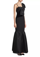 LIKELY Patti Bow-Embellished Gown