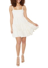 LIKELY Mayella Fit & Flare Dress in Ivory/gold at Nordstrom
