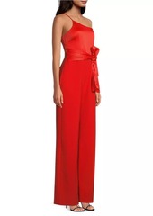 LIKELY Yara One-Shoulder Bow Jumpsuit