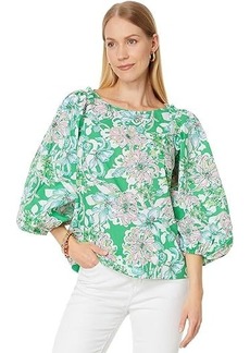 Lilly Pulitzer Barbara 3/4 Sleeve Cotton Top