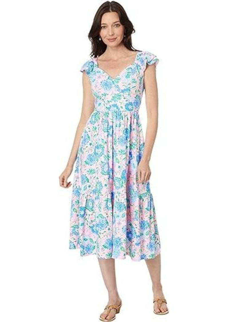 Lilly Pulitzer Bayleigh Flutter Sleeve Midi
