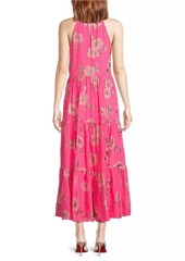 Lilly Pulitzer Beccalyn Silk-Blend Floral Maxi Dress