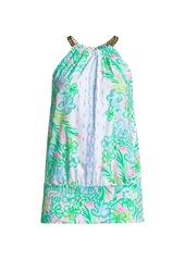 Lilly Pulitzer Bowen Printed Chain Top