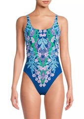 Lilly Pulitzer Brin Floral One-Piece Swimsuit