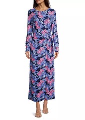 Lilly Pulitzer Bryson Floral Long-Sleeve Maxi Dress