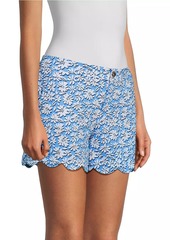 Lilly Pulitzer Buttercup Floral Mid-Rise Shorts