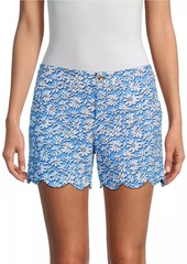 Lilly Pulitzer Buttercup Floral Mid-Rise Shorts