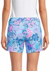 Lilly Pulitzer Callahan 5" Sea Low-Rise Shorts