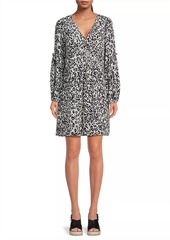 Lilly Pulitzer Cleme Leopard Silk Dress