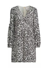 Lilly Pulitzer Cleme Leopard Silk Dress