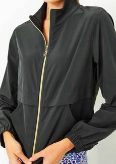 Lilly Pulitzer Cocos Performance Jacket In Onyx