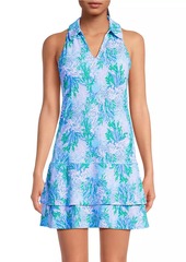 Lilly Pulitzer Dania Coral Polo Tennis Dress